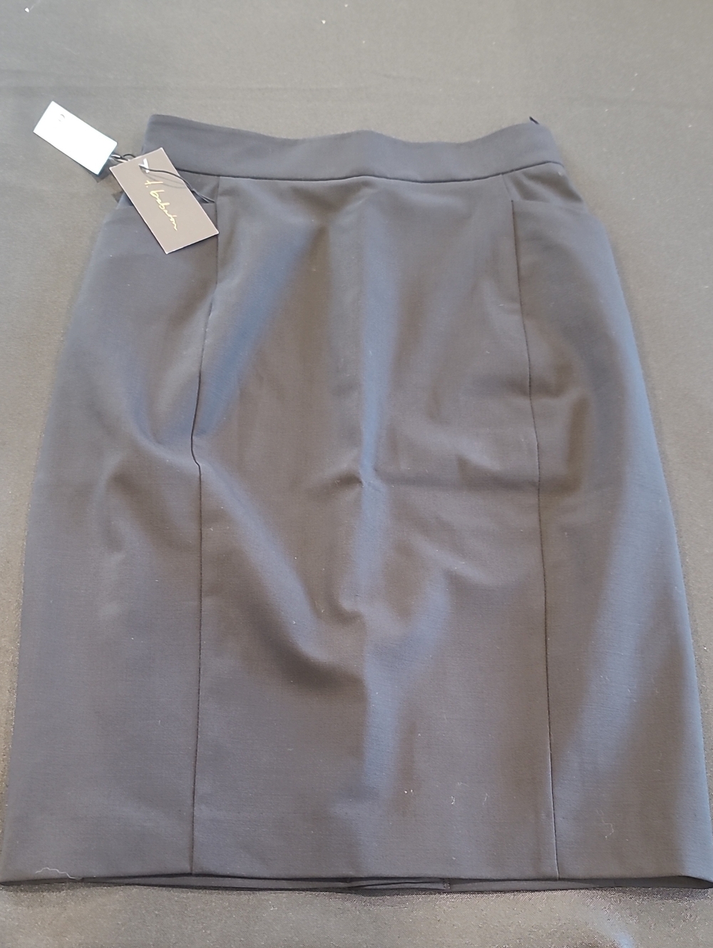 NWT Aritzia Babaton Italian Stretch Wool Knee Length Pencil Skirt, Pockets Sz 2